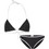 Urban Classics Bikini Set Τριγωνάκι Μαύρο TB7483-00826
