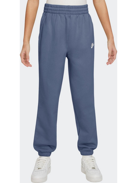 Nike Nsw Club Flc Παιδικό Παντελόνι Φόρμας Μωβ Μπλε FD2933-499