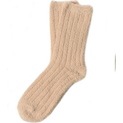 Admas Fleece Γυναικείες Κάλτσες Μπεζ 21046-2
