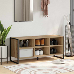 vidaXL Παπουτσοθήκη Μοριοσανίδας Oak M60xΠ35xΥ44cm 886455