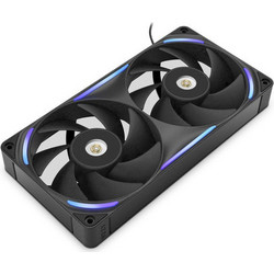 NZXT F240X Case Fan 140mm RGB με Σύνδεση 4-Pin PWM 2τμχ Black