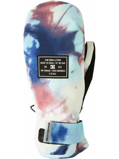 DC Franchise Tie Dye Αδιάβροχα Γυναικεία Γάντια Σκι & Snowboard Πολύχρωμα