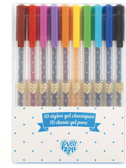 Djeco Σετ Στυλό Gel Πολύχρωμο 10τμχ BG-45-0448