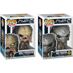 Funko Pop! Movies Aliens Vs Predator 1998 Wolf Predator & Chase Limited Edition 2τμχ