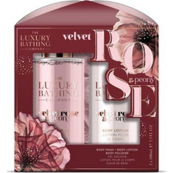 Grace Cole Velvet Rose & Peony Glamorous Glow Body Lotion 100ml + Shower Gel 100ml