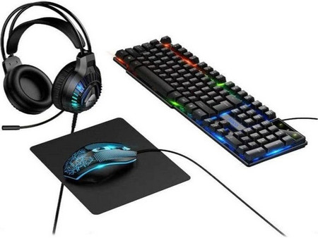 Hoco DI86 Μηχανικό Σετ Gaming Πληκτρολόγιο RGB Black