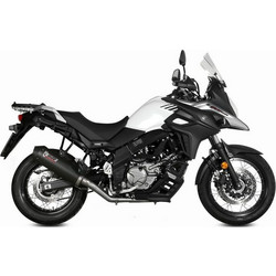 MIVV Oval Σετ Εξάτμισης για Suzuki V-Strom 650 με Σιγαστήρα Carbon