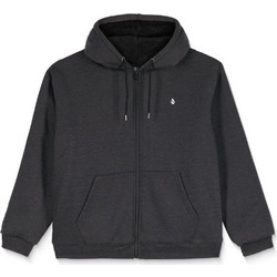 Volcom Ανδρική Ζακέτα Φούτερ με Κουκούλα και Φερμουάρ Μαύρη A5832500-HBK