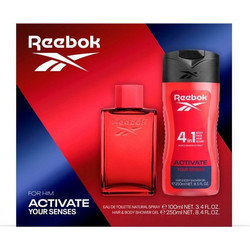 Reebok Activate Υour Senses For Him Eau de Toilette 100ml + Shower Gel 250ml