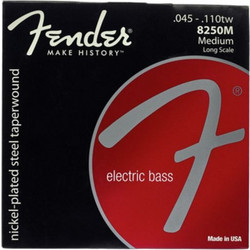 Fender 8250M Σετ 4 Χορδές Ηλεκτρικού Μπάσου Nickel Plated Steel 45-110" Medium Tension