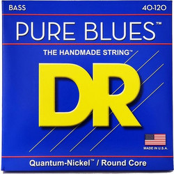 DR Strings Pure Blues PB5-40 Σετ 5 Χορδές Ηλεκτρικού Μπάσου 40-120" Light Tension