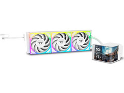 Thermaltake MAGCurve 360 Ultra White Υδρόψυξη CPU 120mm ARGB για Socket 1200 / 1700 / 1851 / 2011 / 2011-3 / 2066 / AM2 / AM2+ / AM3 / AM3+ / AM4 / AM5 / FM1 / FM2 / FM2+ / 115x