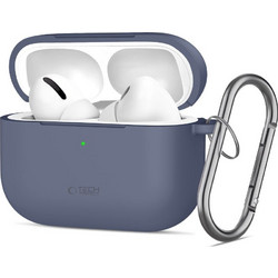 Tech-Protect Θήκη Σιλικόνης με Γάντζο για Apple AirPods Pro 3 Μπλε