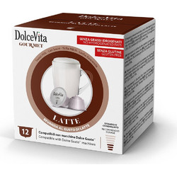 Dolce Vita Κάψουλες Latte Συμβατές με Μηχανή Dolce Gusto 12τμχ