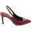 Toutounis Γόβες Slingback Δερμάτινες με Τακούνι Στιλέτο Μπορντό 511022-1