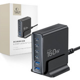 Tech-Protect DC160W Βάση Φόρτισης με 2 Θύρες USB-A & 4 Θύρες USB-C 160W Quick Charge 3.0 & Power Delivery