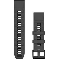 Garmin QuickFit 22 Λουράκι Σιλικόνης Graphite / Black