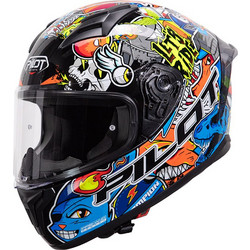 Pilot Helmets Flex Streetbomb Black Yellow Κράνος Μηχανής Full Face 1450gr