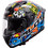 Pilot Helmets Flex Streetbomb Black Yellow Κράνος Μηχανής Full Face 1450gr