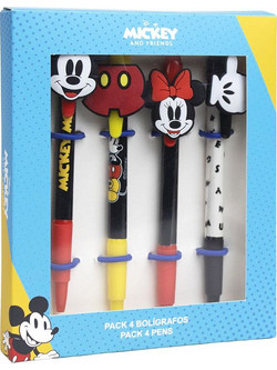 Cerda Mickey - Minnie Mouse Σετ Στυλό Διαρκείας 4τμχ