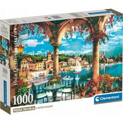 Puzzle Clementoni Balcony View of Lake Como 1000 Κομμάτια