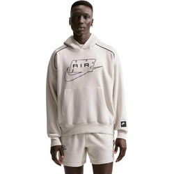 Nike Air Fleece Pullover Hoodie Ανδρικό Αθλητικό Φούτερ με Κουκούλα Μπεζ IF1266-072