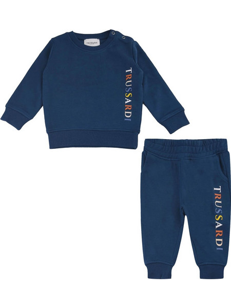 Trussardi Παιδικό Σετ Φόρμας Navy Μπλε TIA24121CF-W8183