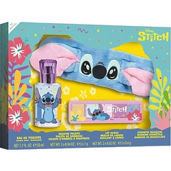 Air Val Stitch Eau de Toilette 50ml + Eyeshadow Palette + Lip Gloss + Hairband