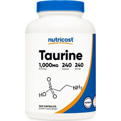 Nutricost Taurine 1000mg 240 Κάψουλες