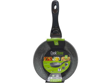 Gusto Casa Cookstone Τηγάνι Ανοξείδωτο Αντικολλητικό Επίστρωση Πέτρας 20cm COOKSTONE652402