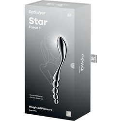 Satisfyer Star Force 1 Διπλό Dildo Ασημί