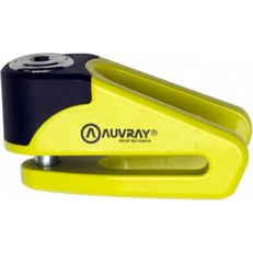 Auvray BD210 Κλειδαριά Δισκόφρενου Μηχανής 10mm Κίτρινη