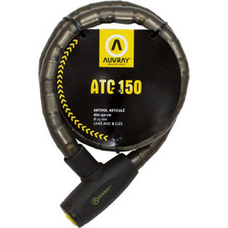 Auvray ATC 150 Αντικλεπτική Κουλούρα Μηχανής 150cm Μαύρη