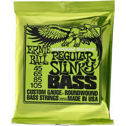 Ernie Ball Slinky 2856 Σετ 4 Χορδές Ηλεκτρικού Μπάσου Nickel Plated Steel 45-105" Normal Tension