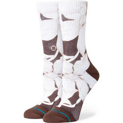 Stance Coco Loco Γυναικείες Κάλτσες Εκρού Σοκολατί με Σχέδια 1Pack W556B24COC-BRN