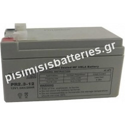 Poweragm PR2.3-12 Μπαταρία VRLA-AGM 12V 2.3Ah