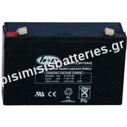 B&P DJW6-12 Μπαταρία VRLA 6V 12Ah