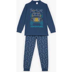 Pretty Baby Παιδική Πιτζάμα Βαμβακερή Χειμωνιάτικη Navy Μπλε 63814