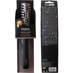 PARSA Beauty Keratin Care & Shine Βούρτσα Μαλλιών για Όγκο Μαύρη 33mm