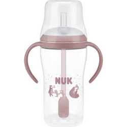 Nuk Perfect Match Bear Εκπαιδευτικό Μπουκάλι με Καλαμάκι 8m+ 260ml