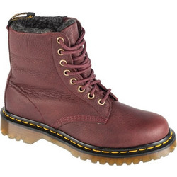 Dr. Martens 1460 Ανδρικά Αρβυλάκια Δερμάτινα Μπορντό με Γούνα DM31873600