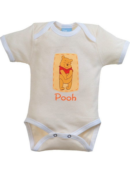 Baby Oliver Des 65 Φορμάκι Εσώρουχο Κοντομάνικo Μπεζ Κίτρινο Winnie