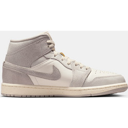 Nike Air Jordan 1 Γυναικεία Sneakers Μποτάκια Λευκά IB7010-001