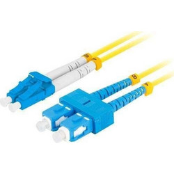 Lanberg SC/UPC-LC/UPC Καλώδιο Οπτικής Ίνας 2m Yellow FO-SULU-SD11-0020-YE