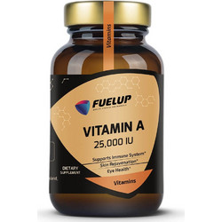 Fuel Up Vitamin A 25000iu 250 Μαλακές Κάψουλες
