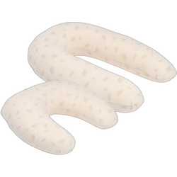 Doomoo Twisty Μαξιλάρι Θηλασμού & Relax Petals Latte 175cm