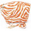 Fragola PC018-10 Zebra Γυναικείο Νεσεσέρ 25x8x10cm Πορτοκαλί