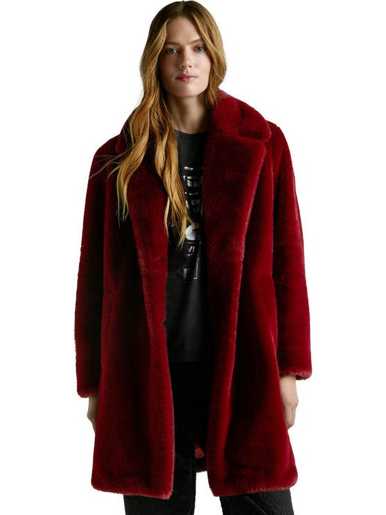 Pepe Jeans Raven Γυναικεία Γούνα Μπορντό PL4024398-287