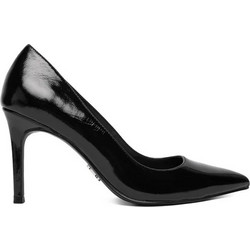 Steve Madden Sivian Γόβες Λουστρίνι με Τακούνι Στιλέτο Μαύρες SM11000977-03001-017