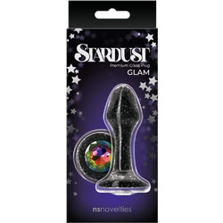 NS Novelties Stardust Glam Premium Πρωκτική Σφήνα Diamond Plug 9.5cm Μαύρη